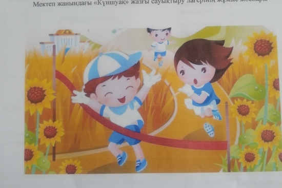 Мектеп лагерінің жоспары